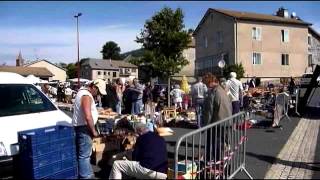 Brocante aux Estables en HauteLoire  2012 [upl. by Sarina699]