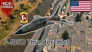 War thunder  F105D Thunderchief งานStrikeแบบ Wild weasel [upl. by Eimerej283]