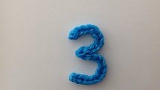 Rainbow Loom Nederlands cijfer 3 [upl. by Oicaroh496]