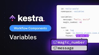 Reuse values across your Workflows with Variables  Workflow Components [upl. by Nnylakcaj600]