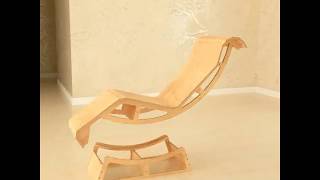 Wooden LC4 armchair [upl. by Whitehurst]