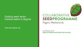 Collaborative Seed Programme  Launch event  April 28 2021 [upl. by Ner]