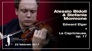 Alessio Bidoli  Stefania Mormone  Edward Elgar  La Capricieuse op 17 [upl. by Cuyler]