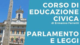 Il Parlamento e le leggi [upl. by Esnohpla342]