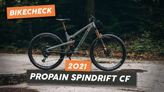 Bikecheck  Propain Bikes Spindrift CF 2021  Neuheiten amp Details [upl. by Enomad180]