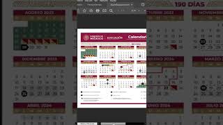 Calendario Escolar SEP 20242024 [upl. by Josee446]