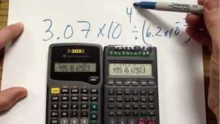 Calculators with Scientific Notation [upl. by Eldoree]