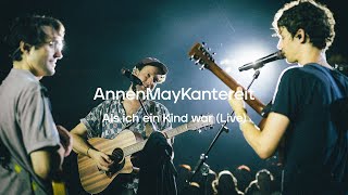 Als ich ein Kind war  AnnenMayKantereit Live in Berlin [upl. by Lielos]