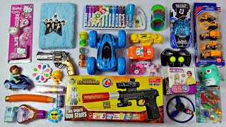 Ultimate Collection of Toys😱Rc Stunt Car PUBG Gun Pistol Flying ball Projector Watch Spinner 🥰 [upl. by Ravi]