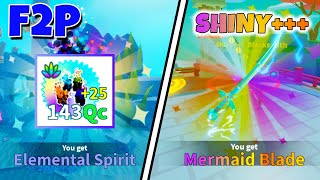 F2P GOT A MAX LEVEL SHINY ELEMENTAL SPIRIT CELESTIAL  WFS ROBLOX [upl. by Jo Ann]