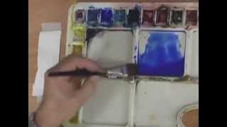 Watercolor Wash For Beginners  How To Paint a Flat Wash [upl. by Missak]