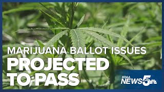 Both marijuana ballot issues in Colorado Springs passing Tuesday night [upl. by Lorusso610]