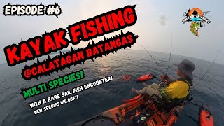 EPISODE 6  KAYAK FISHING CALATAGAN BATANGAS MULTI SPECIES  SAIL FISH ENCOUNTER [upl. by Almeda]