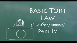 Understand Tort Law in 17 Minutes Part IV [upl. by Alfeus]