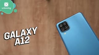 Samsung Galaxy A12  Unboxing en español [upl. by Norrej]