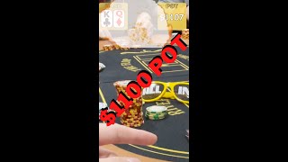 FOURWAY ALL IN PREFLOP shorts howtoplaypoker [upl. by Dnomyad]