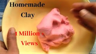 How to Make Clay at Home Homemade Clay  Craft Clay [upl. by Ashelman]