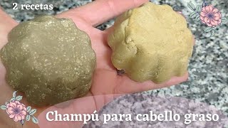 Cómo hacer CHAMPÚ SÓLIDO para PELO GRASO2 recetas SOLID shampoo for OILY HAIR [upl. by Areik]