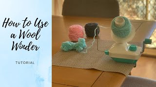 How to use a wool winder [upl. by Hsenid]