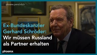 phoenix persönlich Gerhard Schröder zu Gast bei Inga Kühn [upl. by Janelle]