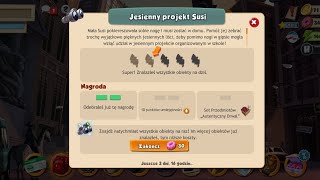 Jesienny projekt Susi  ukryty liść 2  Hero Zero [upl. by Jobie]