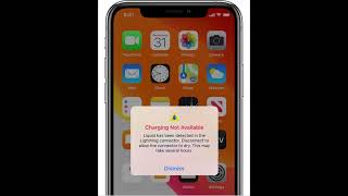 Liquid detected in lightning connector Iphone 13 Fix [upl. by Leach]