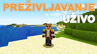 AVANTURA POČINJE Minecraft Preživljavanje Uživo ep1 [upl. by Gargan]