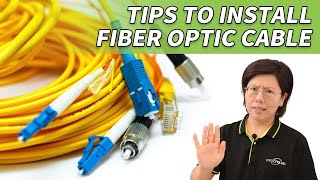 Fiber Optic Cable Installation Dos and Donts [upl. by Lavona]