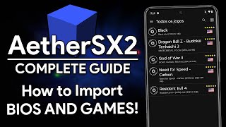 AetherSX2 PS2 Emulator  How to import BIOS and GAMES  NEW CONFIGURATION [upl. by Laleb]