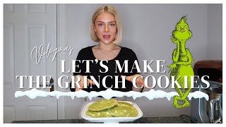 The Grinch Cookies Recipe 🍪💚✨ Vlogmas Day 14 [upl. by Elrae819]