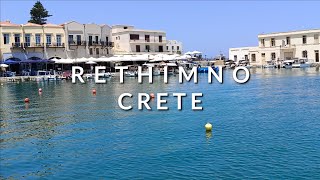 Rethimno Crete Greece Walking Tour 24th July 2024 [upl. by Nive]