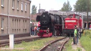 Bw BerlinLichtenberg 2006  Dampflok 52 8029  Eisenbahn railroad trains [upl. by Ennaecarg]