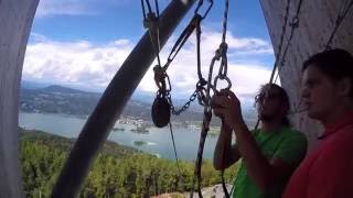 Abseiling from the Pyramidenkogel  © MarcMaurernl [upl. by Nalehp849]