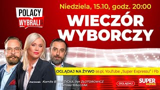 Wyniki WYBORÓW Kto wygra WIECZÓR WYBORCZY Super Expressu [upl. by Hax]