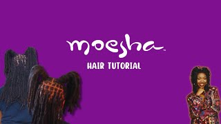 Rocking the 90s Look Moesha INSPIRED Hair Tutorial [upl. by Haidedej910]