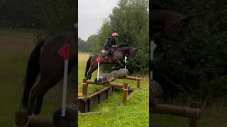 Max having fun XC training in the rain  full vlog is up now 😍🤩 horse equestrian eventing [upl. by Emiline]