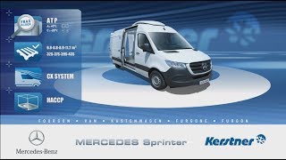 MERCEDES Sprinter fourgon frigorifique groupe électrique KERSTNER CJ 203 [upl. by Roddy]