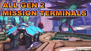 ALL Ark Genesis 2 Mission Terminal Locations [upl. by Sylvie]