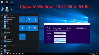 How to Upgrade Windows 10 32Bit to 64Bit Free [upl. by Nell]