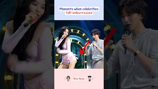 Moments when celebrities felt embarrassed kpop shorts [upl. by Rutherfurd687]