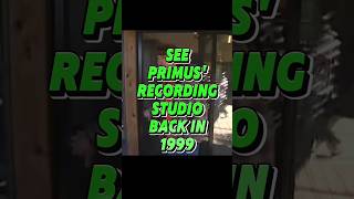 Primus recording studio setup in 1999 with Les Claypool [upl. by Nerval]