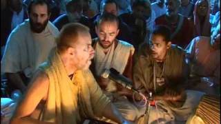 Hare Krsna Kirtan At Sri Vrindavan Dham w Aindra Prabhu ep1 [upl. by Ainad]