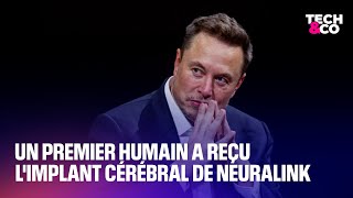 Un premier humain a reçu un implant cérébral de Neuralink lentreprise dElon Musk [upl. by Aniratac378]