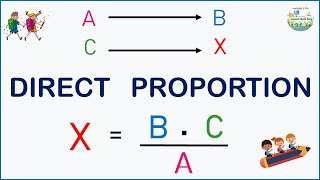 DIRECT PROPORTION  How to solve problems with directly proportional relationships [upl. by Behlau14]