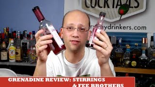 Grenadine Tasting Review Stirrings amp Fee Brothers American Beauty [upl. by Aseena]