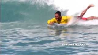 Waikiki Walls big outside bodyboarding waves June 4 2013 [upl. by Atrebla946]