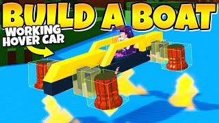 THRUSTER POWERED HOVER CAR In Build a Boat [upl. by Eicarg]