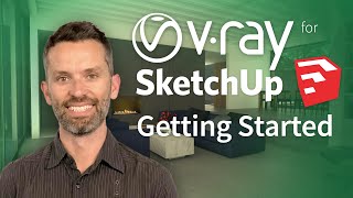 Vray for SketchUp — Getting Started How to Create Your First Photorealistic Rendering [upl. by Gem]