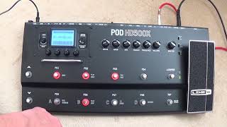 Line 6 Pod Hd500x Quick Start Guide [upl. by Arol]