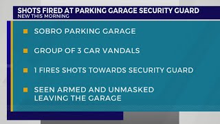 Shots fired at parking garage security guard [upl. by Tzong954]